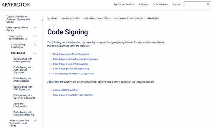 Code signing how to